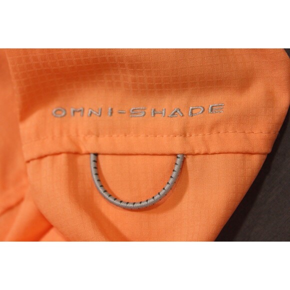 Columbia Shirt Mens Orange Long Sleeve PFG Button Up Vented Outdoor Fishing XXL - Picture 14 of 14